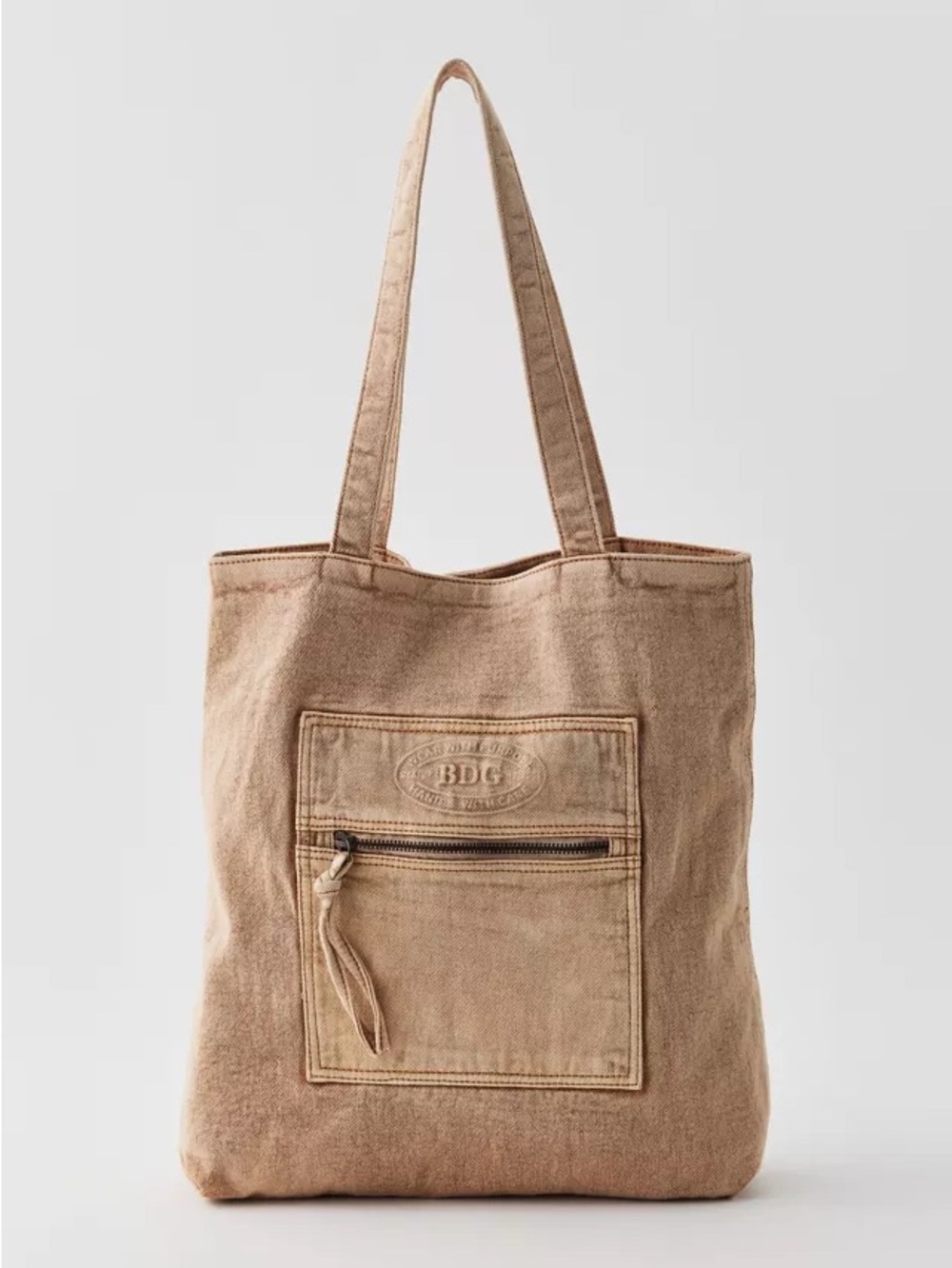 BDG Washed Denim Carryall Tote